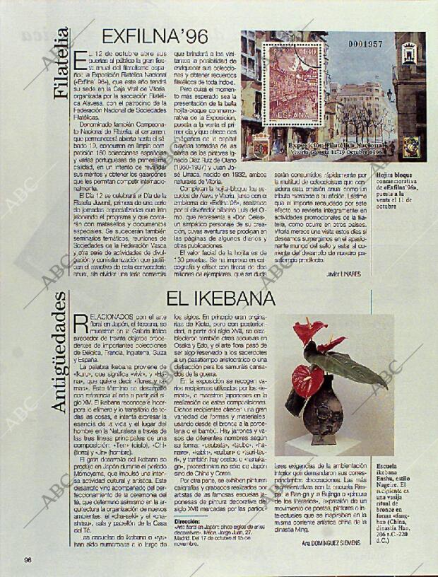 BLANCO Y NEGRO MADRID 13-10-1996 página 96