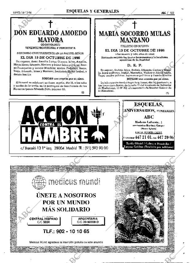 ABC MADRID 14-10-1996 página 103