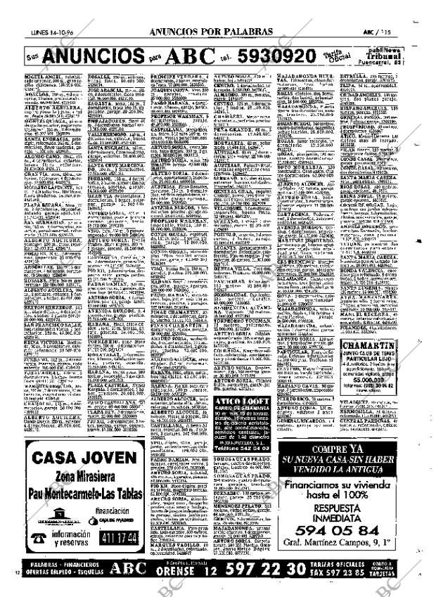 ABC MADRID 14-10-1996 página 115