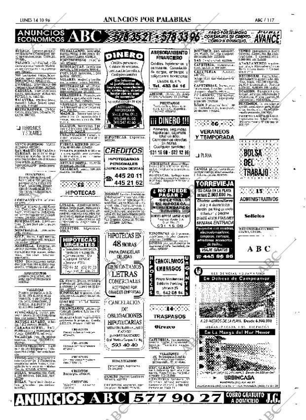 ABC MADRID 14-10-1996 página 117