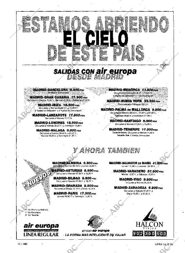 ABC MADRID 14-10-1996 página 12