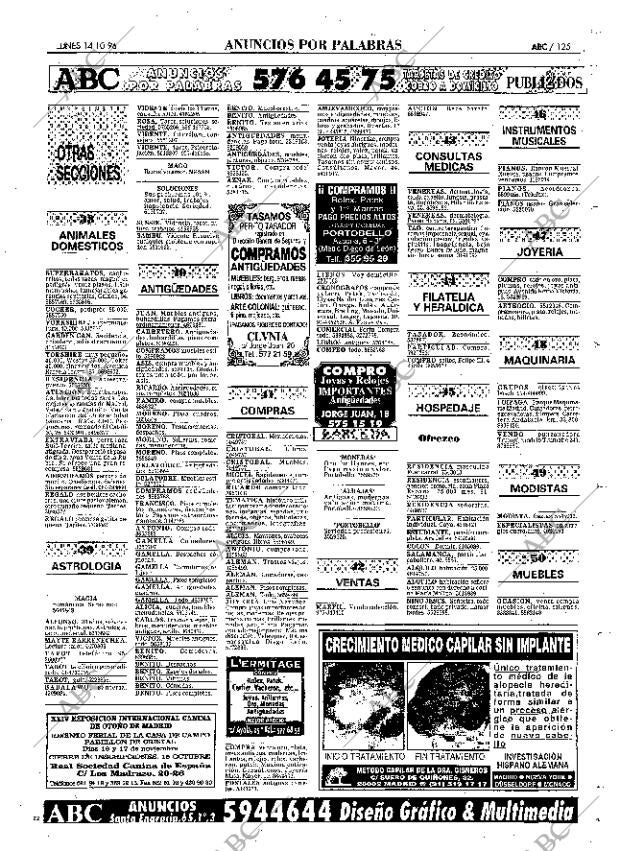 ABC MADRID 14-10-1996 página 125