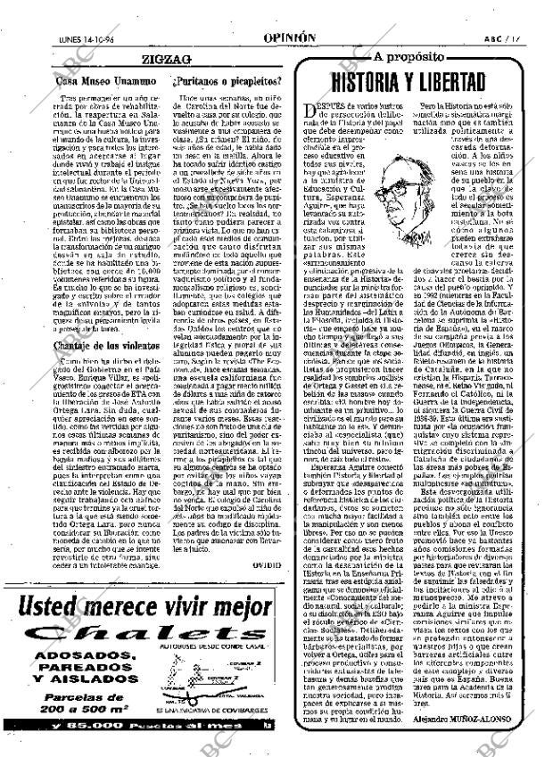 ABC MADRID 14-10-1996 página 17