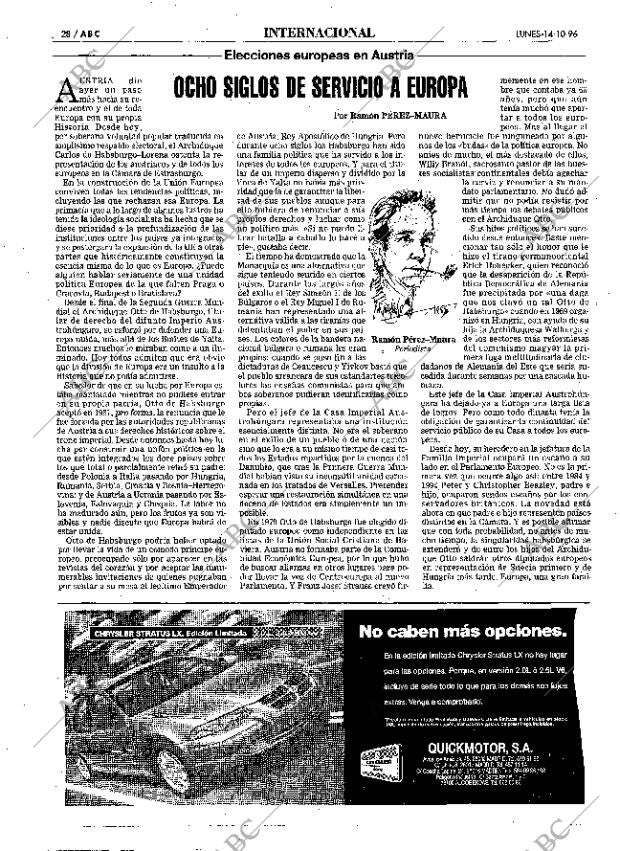 ABC MADRID 14-10-1996 página 28