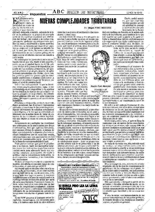 ABC MADRID 14-10-1996 página 42