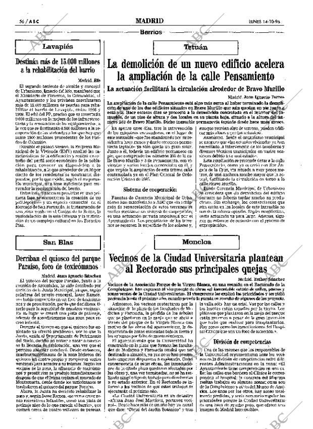 ABC MADRID 14-10-1996 página 56