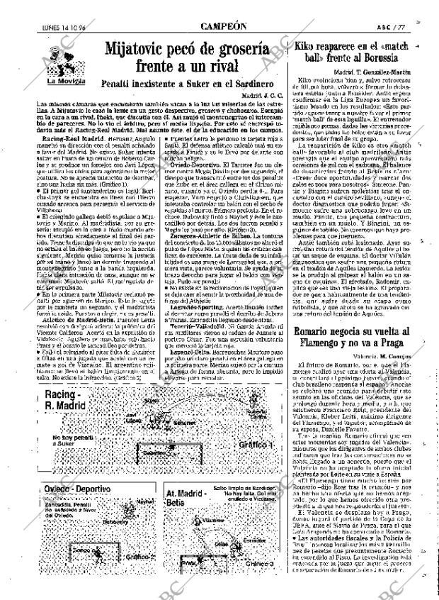 ABC MADRID 14-10-1996 página 77