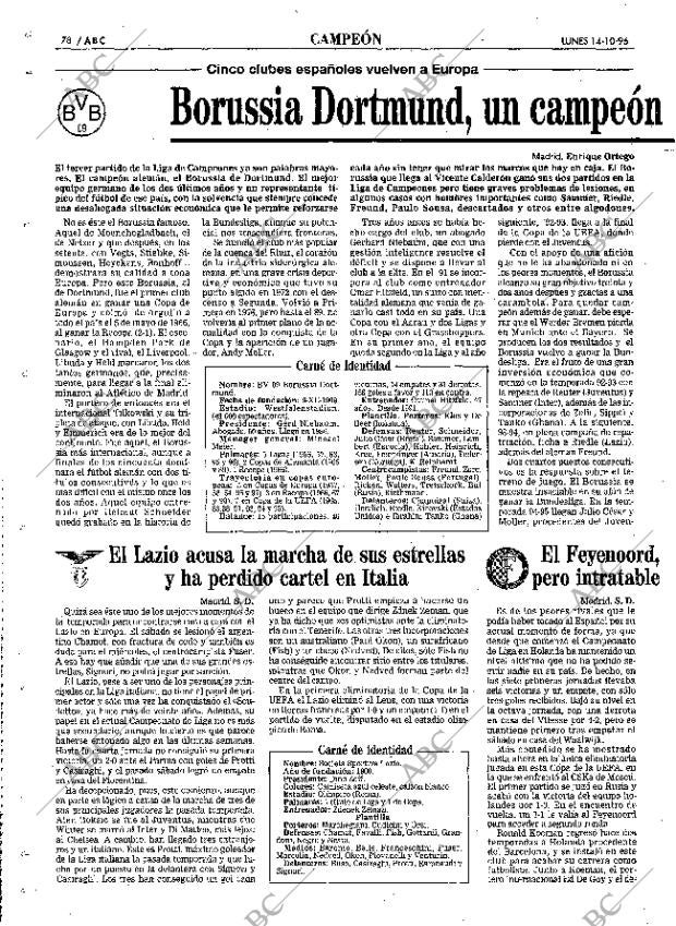 ABC MADRID 14-10-1996 página 78