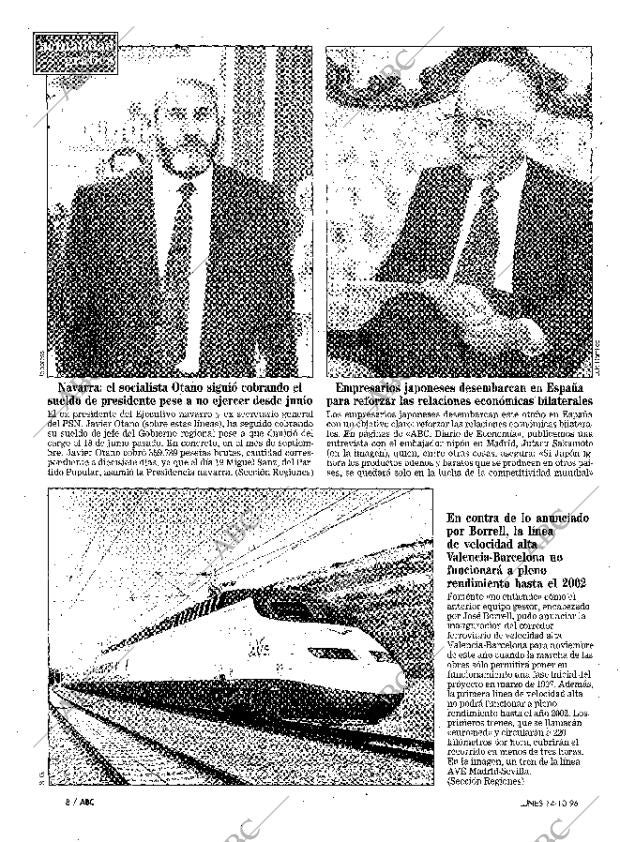 ABC MADRID 14-10-1996 página 8