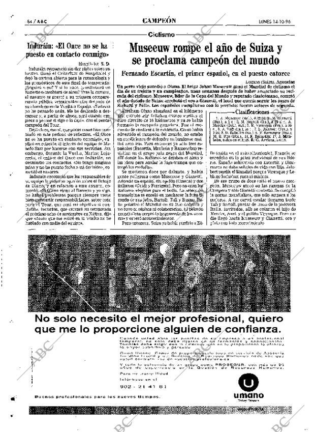 ABC MADRID 14-10-1996 página 84