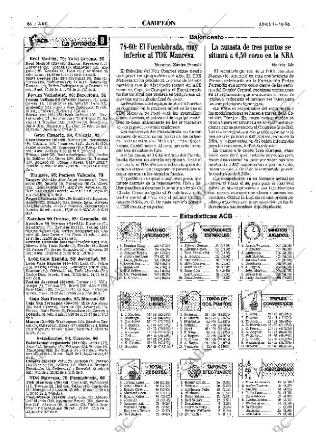 ABC MADRID 14-10-1996 página 86