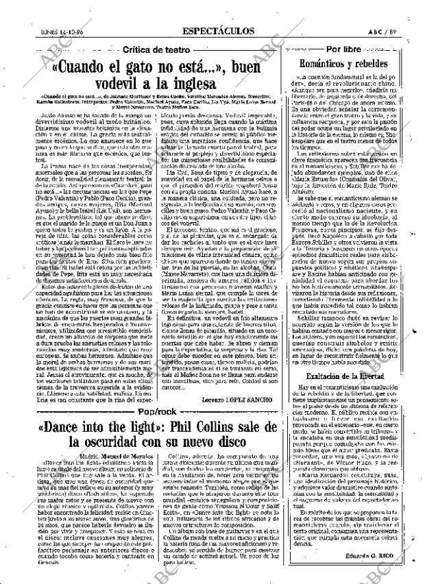 ABC MADRID 14-10-1996 página 89