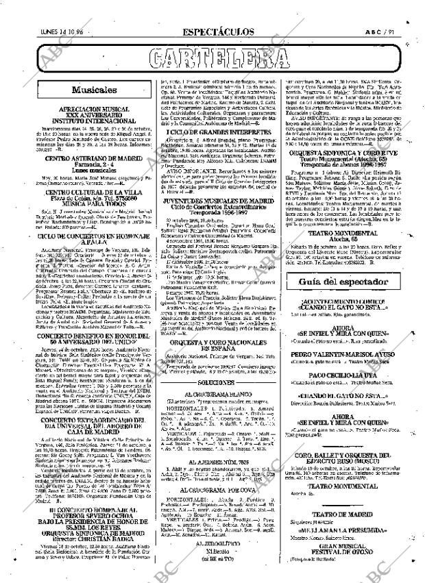 ABC MADRID 14-10-1996 página 91