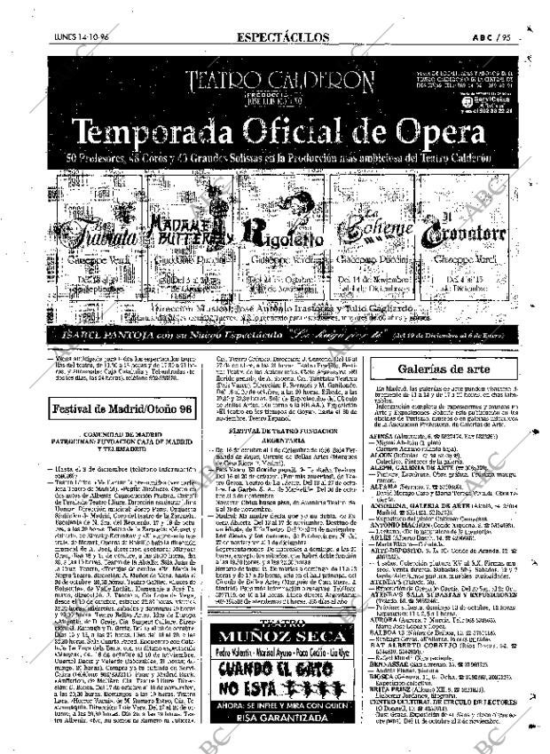 ABC MADRID 14-10-1996 página 95