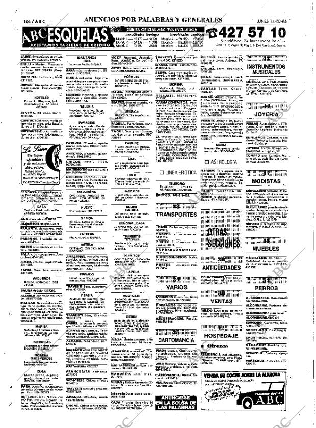ABC SEVILLA 14-10-1996 página 106