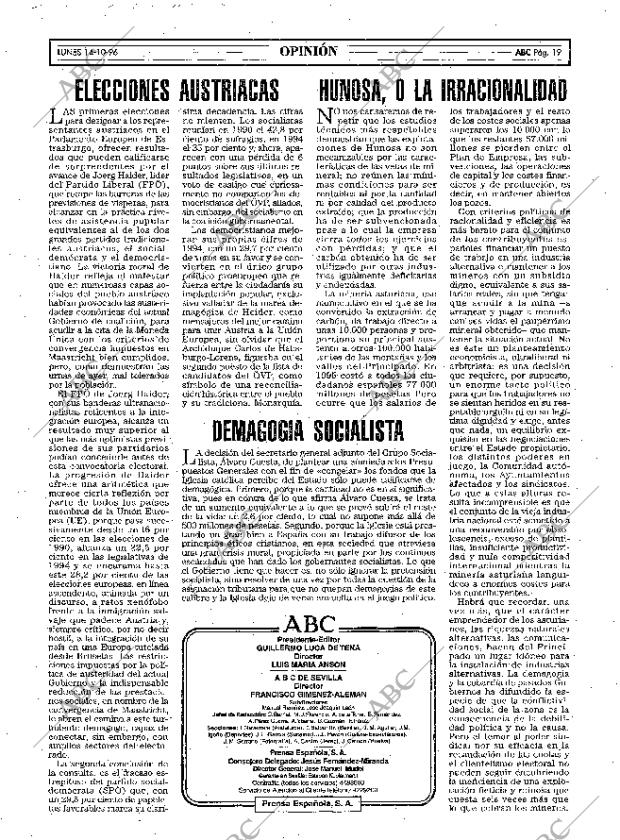ABC SEVILLA 14-10-1996 página 19