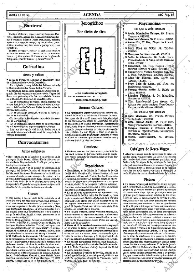 ABC SEVILLA 14-10-1996 página 65