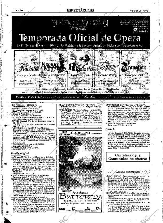 ABC MADRID 25-10-1996 página 108