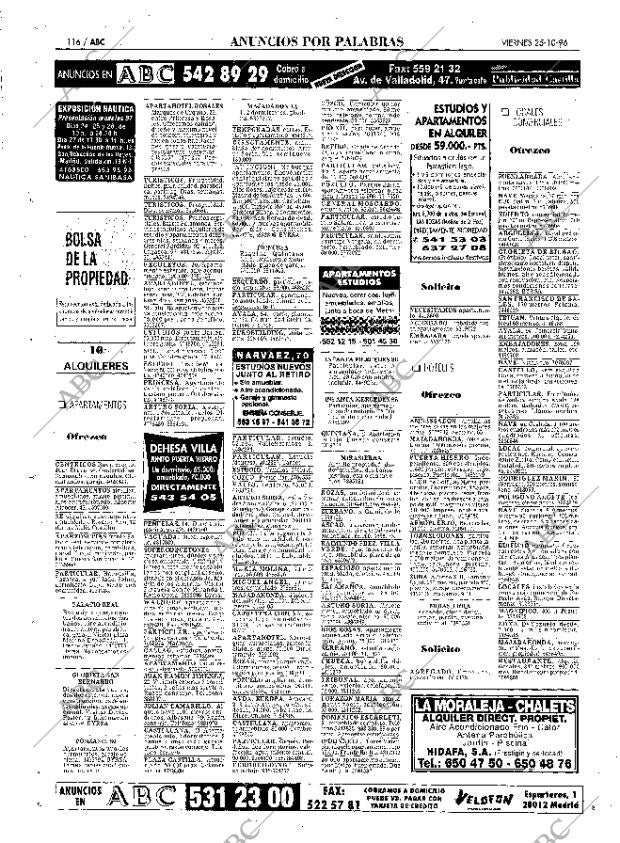 ABC MADRID 25-10-1996 página 116