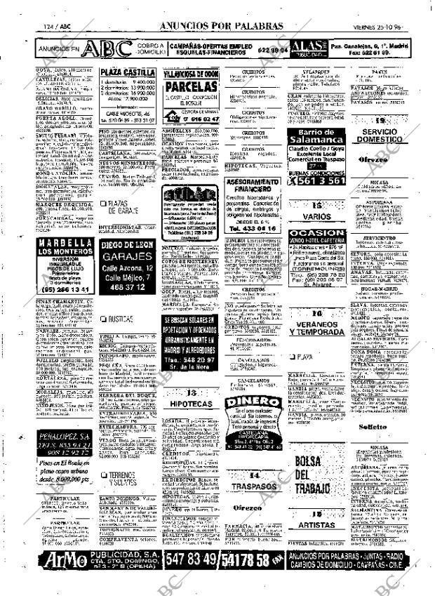 ABC MADRID 25-10-1996 página 124