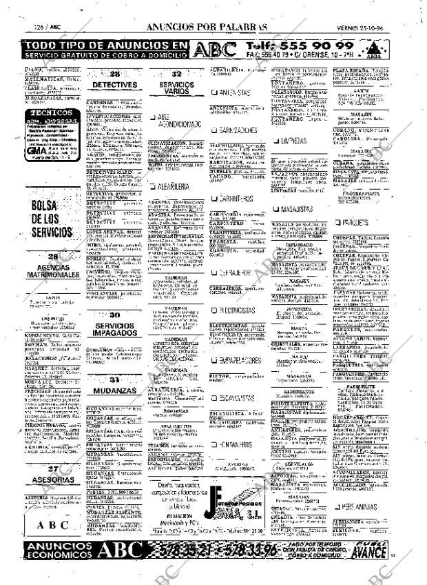 ABC MADRID 25-10-1996 página 126