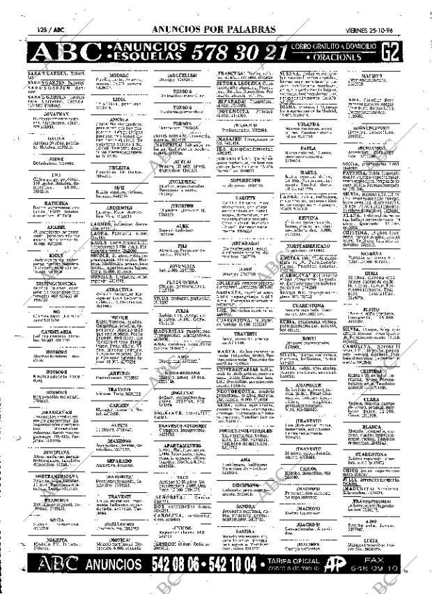 ABC MADRID 25-10-1996 página 128