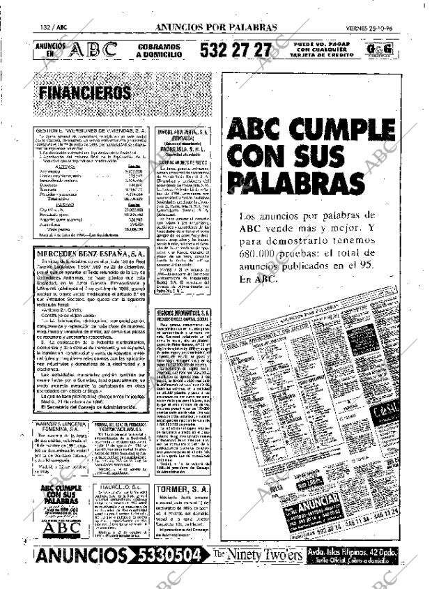 ABC MADRID 25-10-1996 página 132