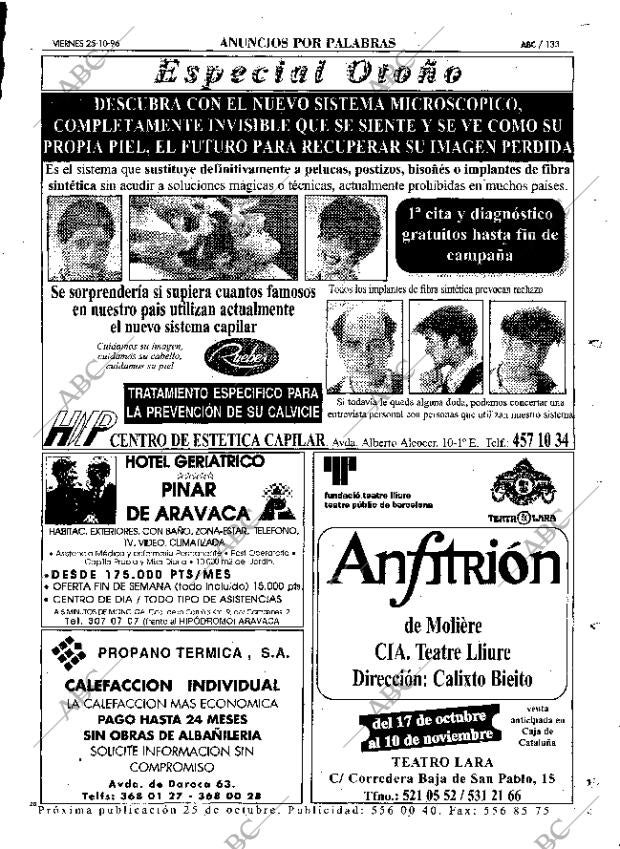 ABC MADRID 25-10-1996 página 133