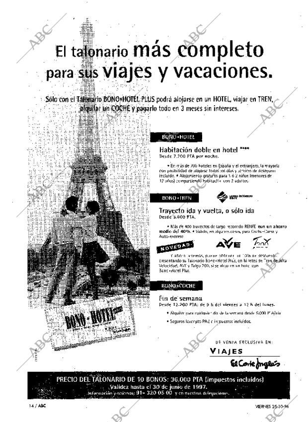 ABC MADRID 25-10-1996 página 14