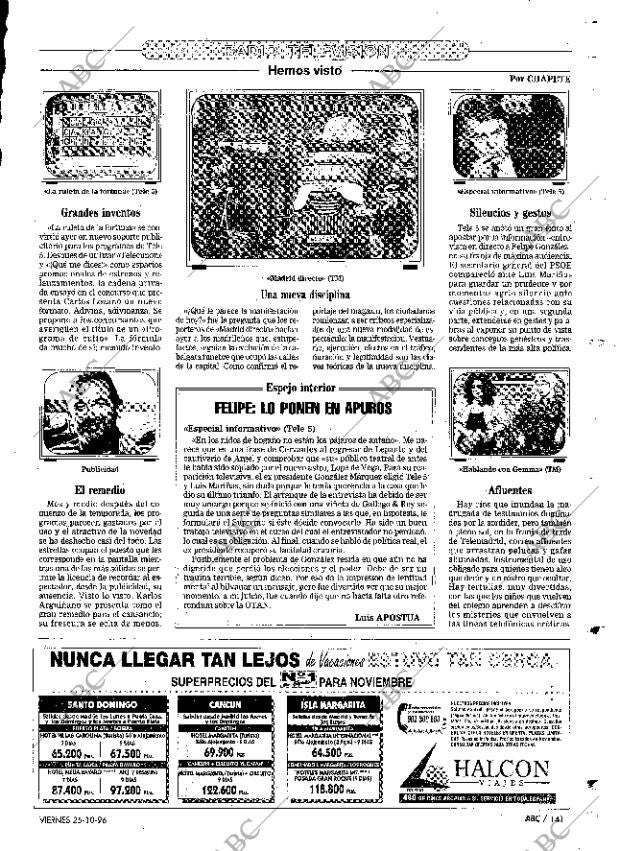 ABC MADRID 25-10-1996 página 141
