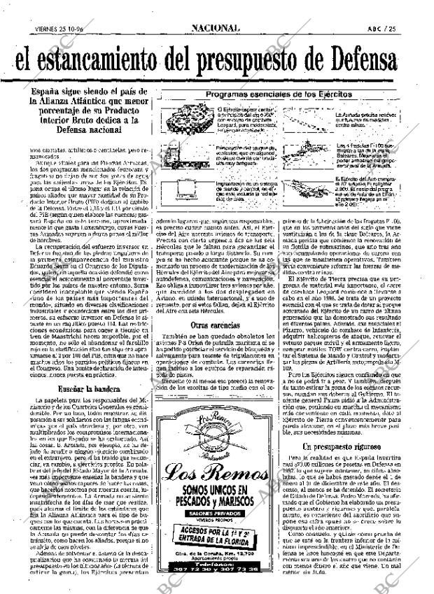 ABC MADRID 25-10-1996 página 25