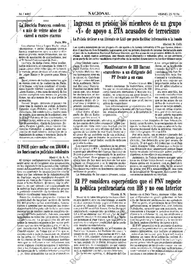 ABC MADRID 25-10-1996 página 26