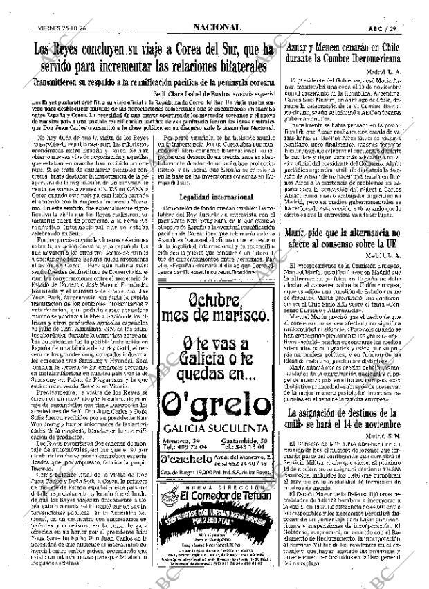 ABC MADRID 25-10-1996 página 29