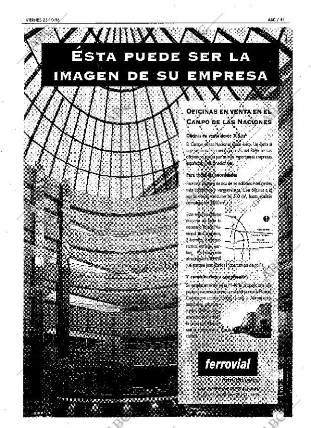 ABC MADRID 25-10-1996 página 41