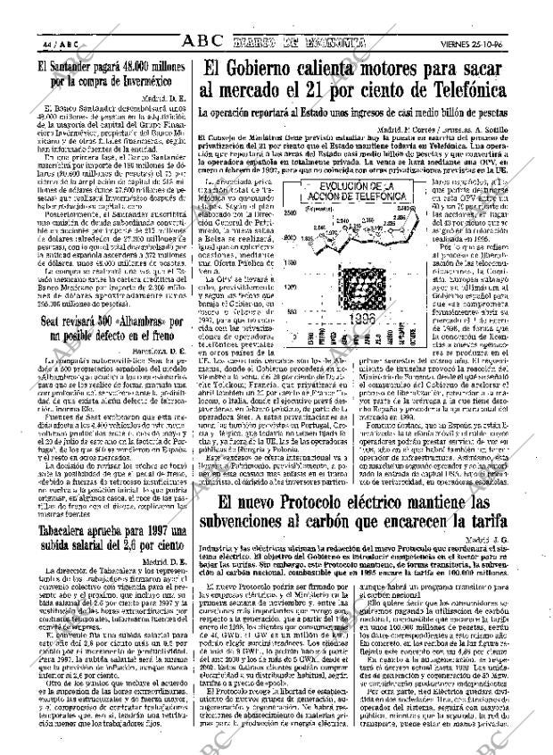 ABC MADRID 25-10-1996 página 44