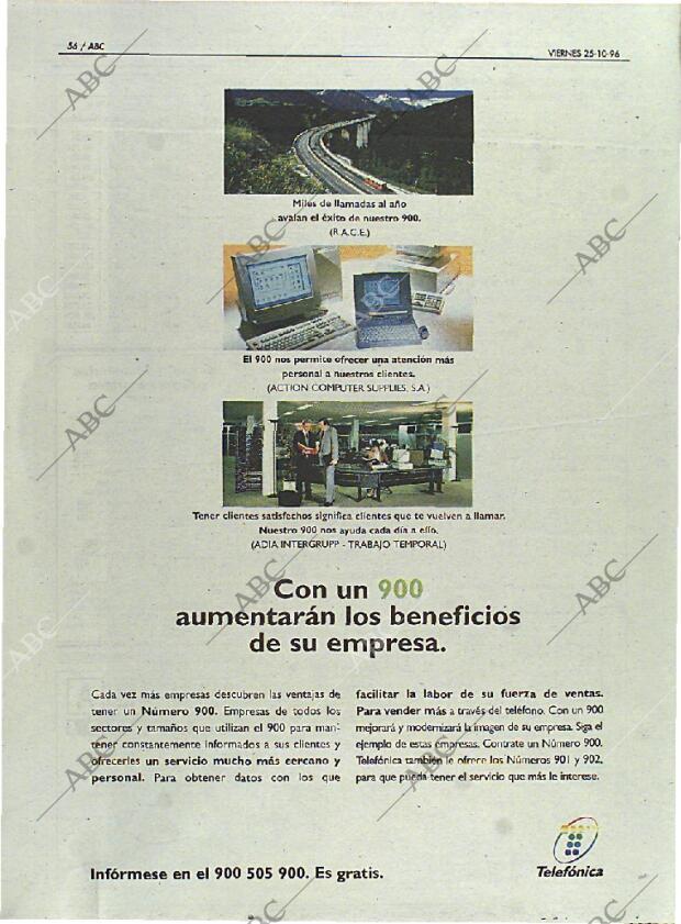 ABC MADRID 25-10-1996 página 56