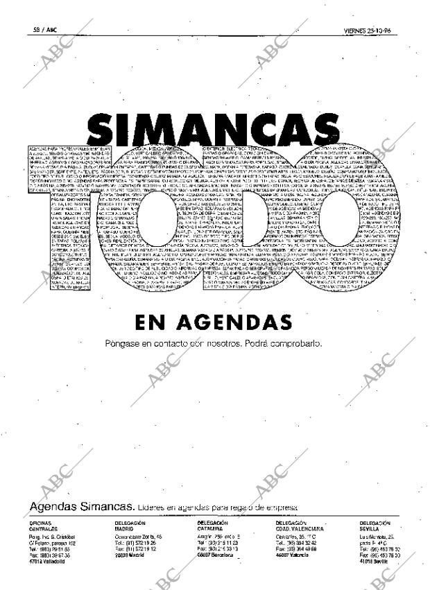 ABC MADRID 25-10-1996 página 58