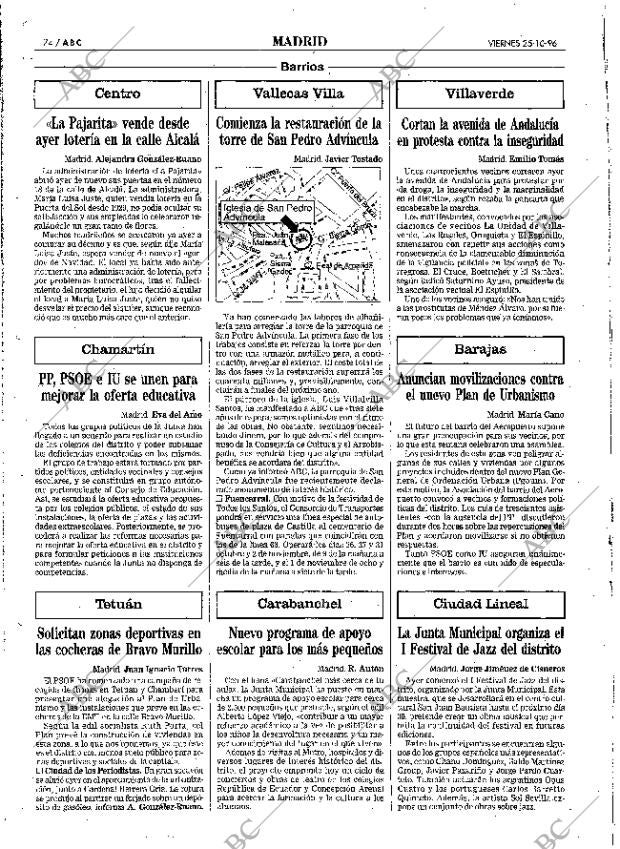 ABC MADRID 25-10-1996 página 74
