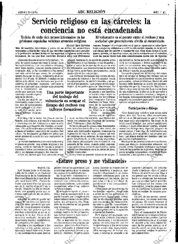 ABC MADRID 25-10-1996 página 83