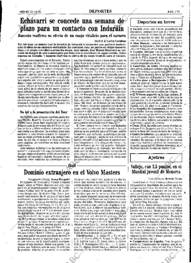 ABC MADRID 25-10-1996 página 91