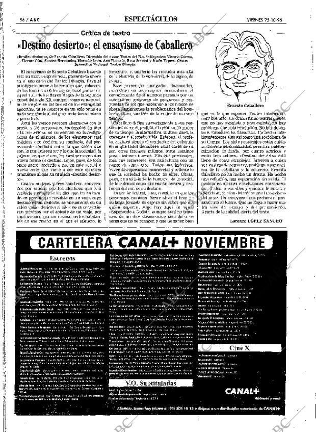ABC MADRID 25-10-1996 página 96