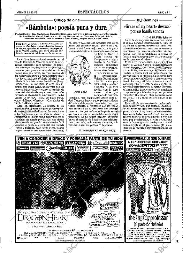 ABC MADRID 25-10-1996 página 97