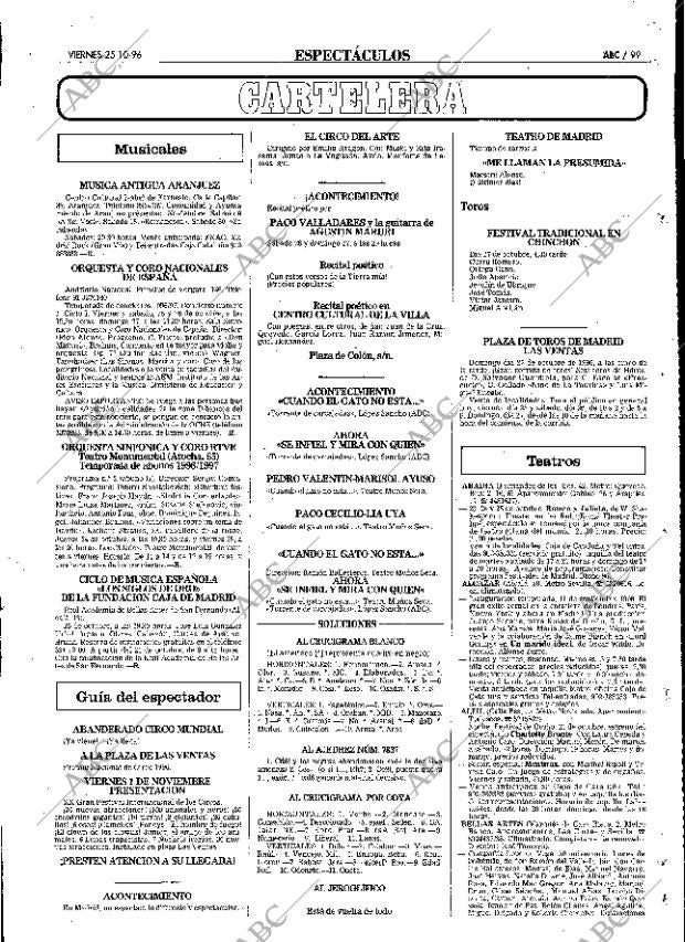 ABC MADRID 25-10-1996 página 99