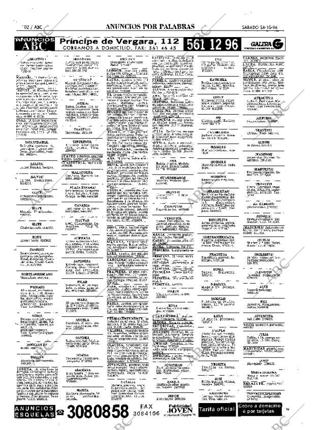 ABC MADRID 26-10-1996 página 102