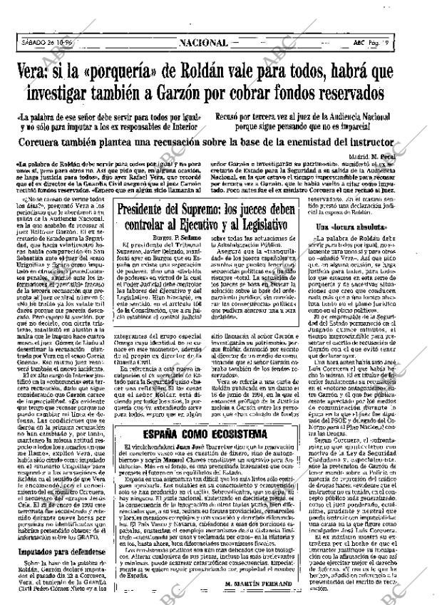 ABC MADRID 26-10-1996 página 19