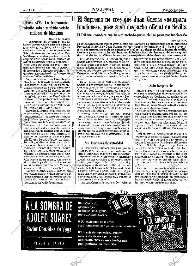 ABC MADRID 26-10-1996 página 24