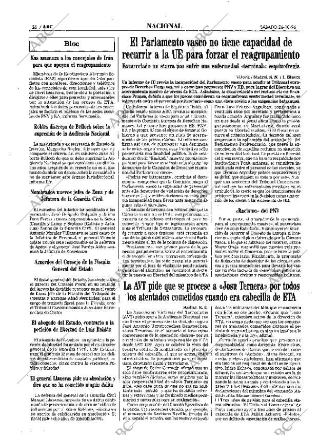 ABC MADRID 26-10-1996 página 26