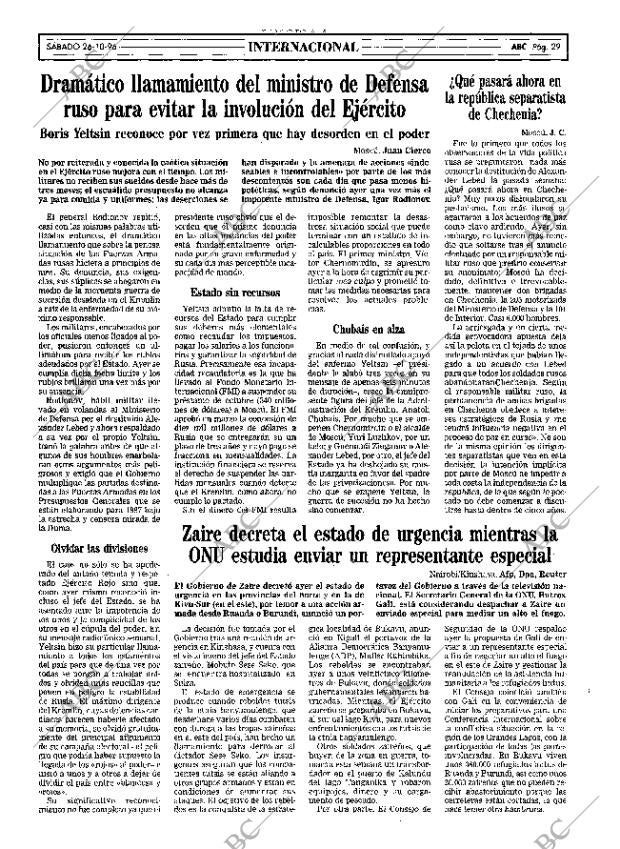 ABC MADRID 26-10-1996 página 29