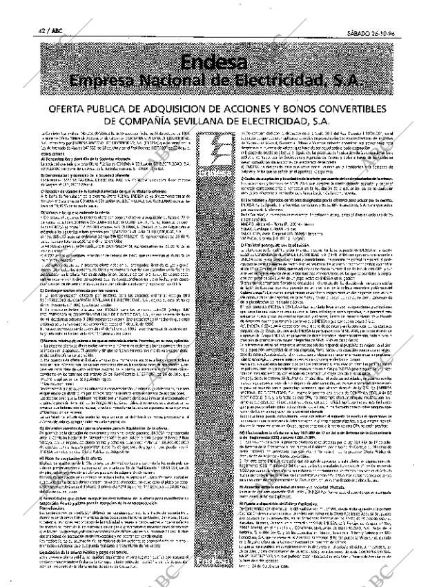 ABC MADRID 26-10-1996 página 42