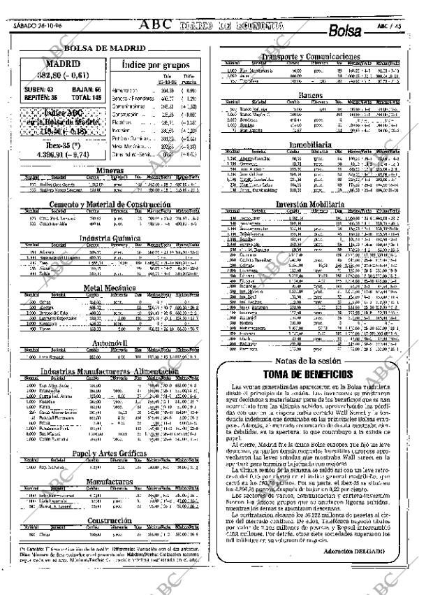 ABC MADRID 26-10-1996 página 45